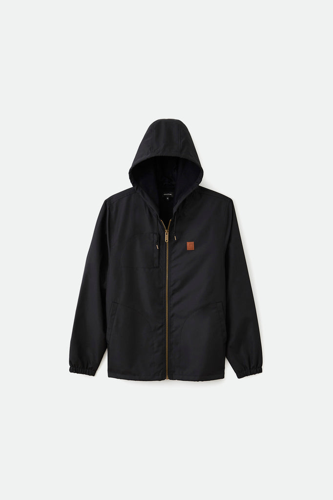 Men's Claxton Beta Zip Hood Jacket - Black - Front Side