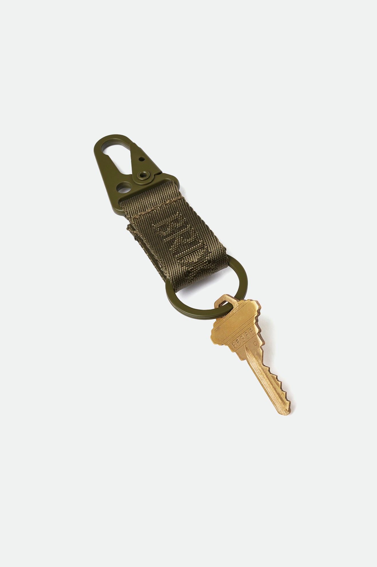 Leather Clip Keychain - Black