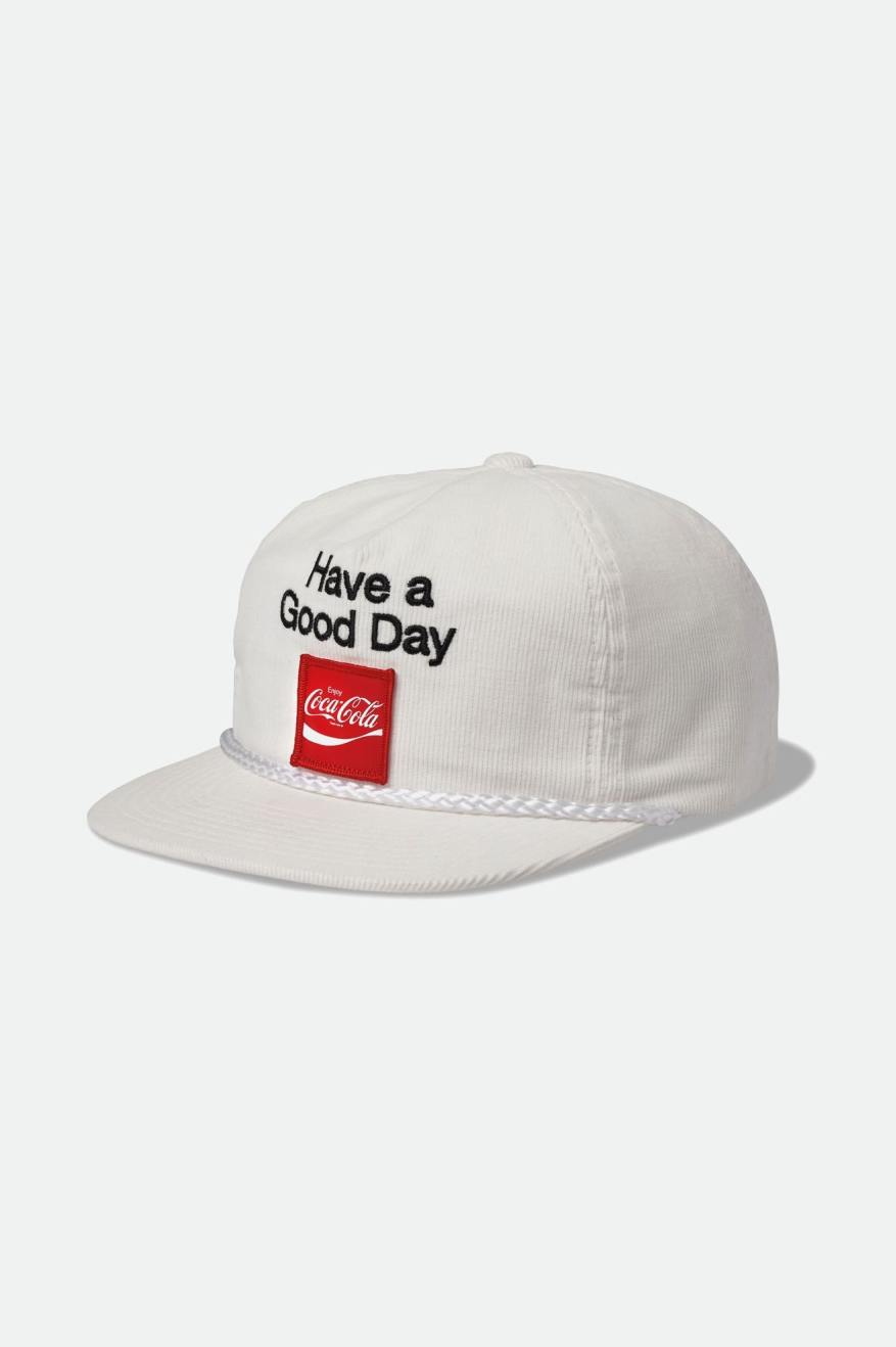White coca cola hat on sale