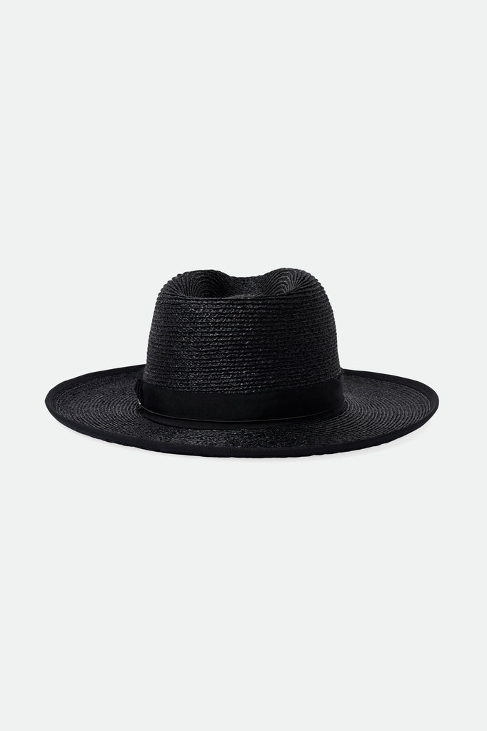 Brixton Reno Straw Hat - Black/Black