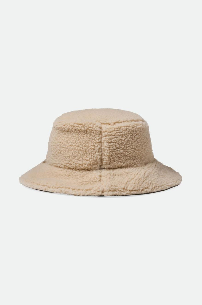 Brixton Petra Reversible Bucket Hat - Praire Floral/Dove Sherpa