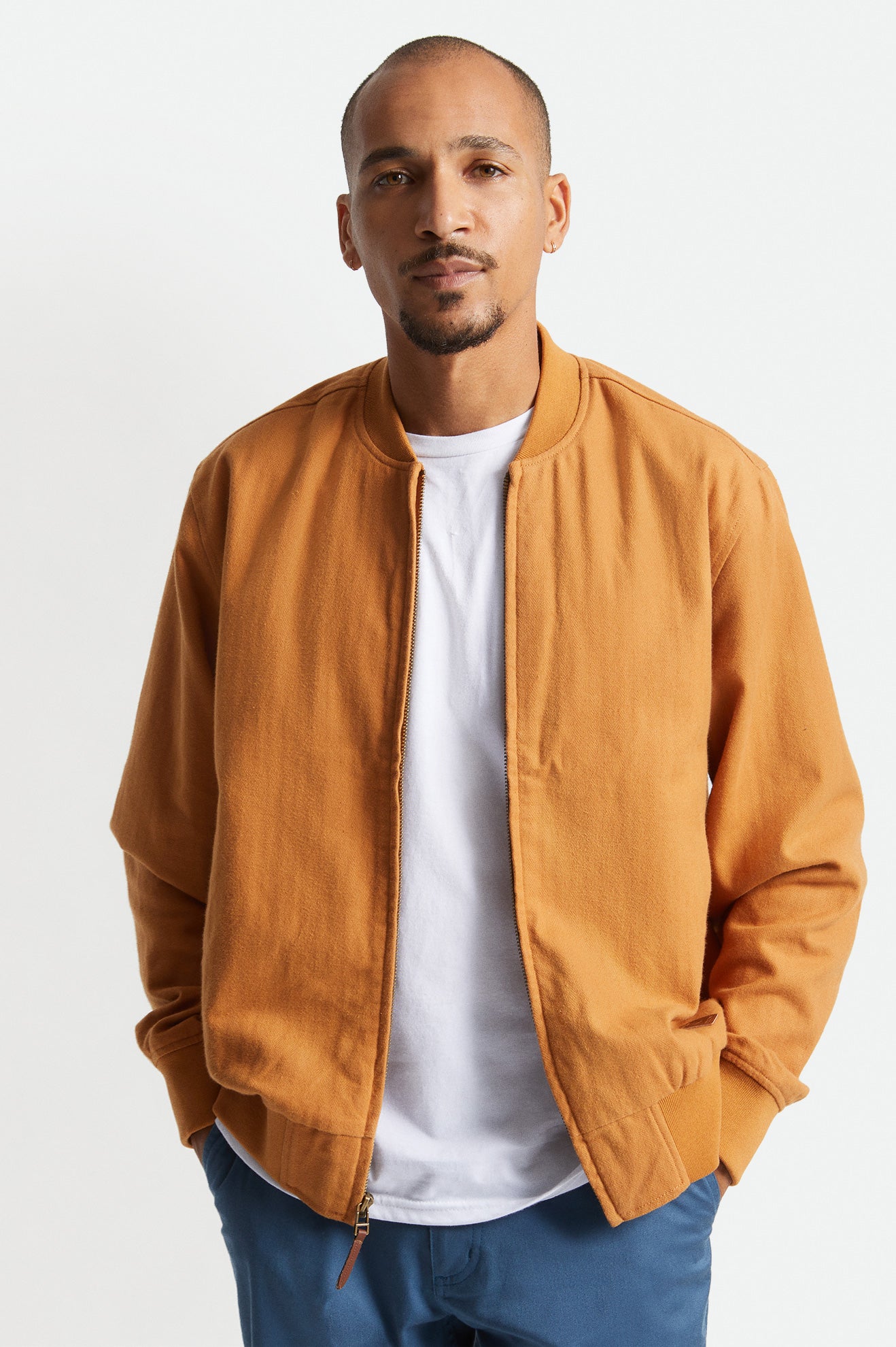 Men's Dillinger Lightweight Bomber Jacket in Lion – Brixton