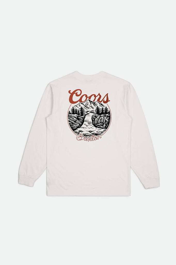 Brixton Coors Rocky L/S Standard Tee - Off White