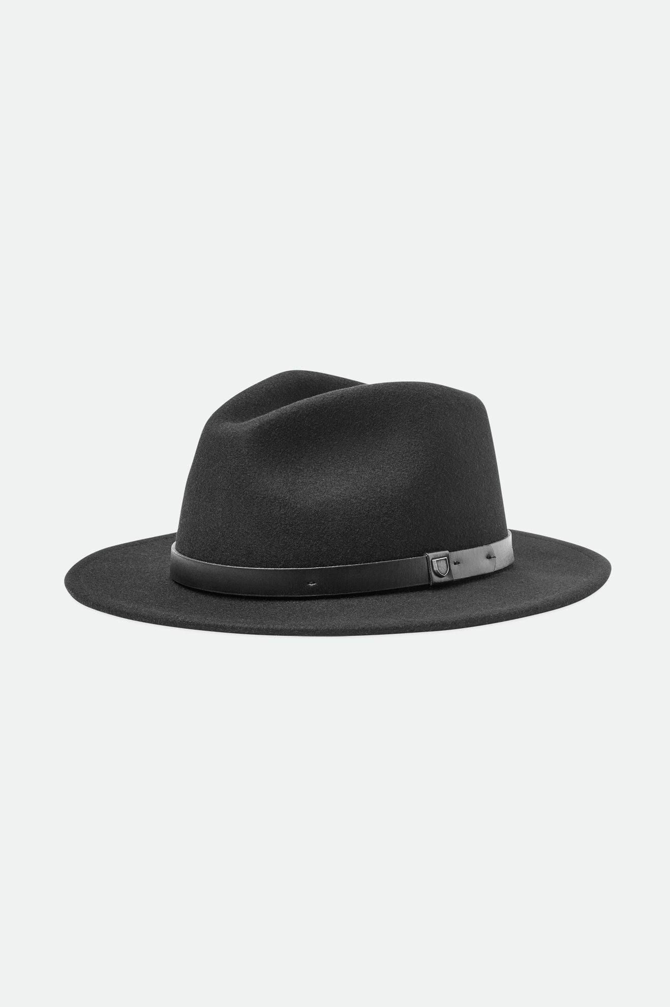 Messer Fedora - Black/Black