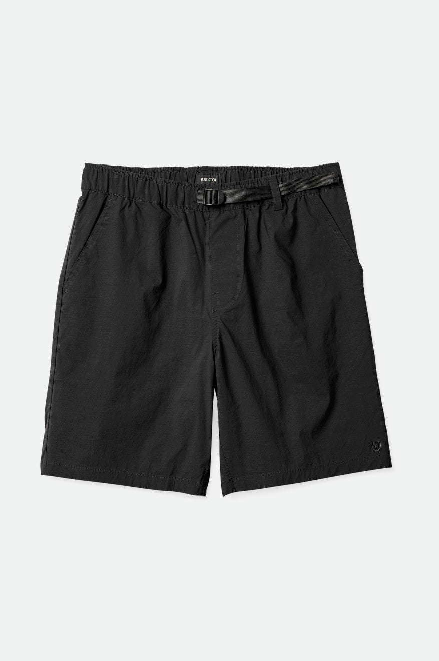 Men s Steady Cinch Utility Nylon Shorts Black Brixton