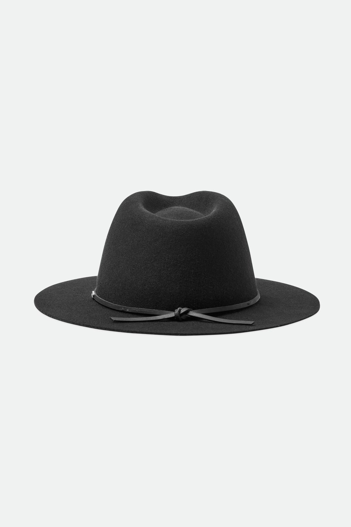 ?EUC~ BRIXTON Black Wide-Brim Wool Hat Brixton Men main image 2