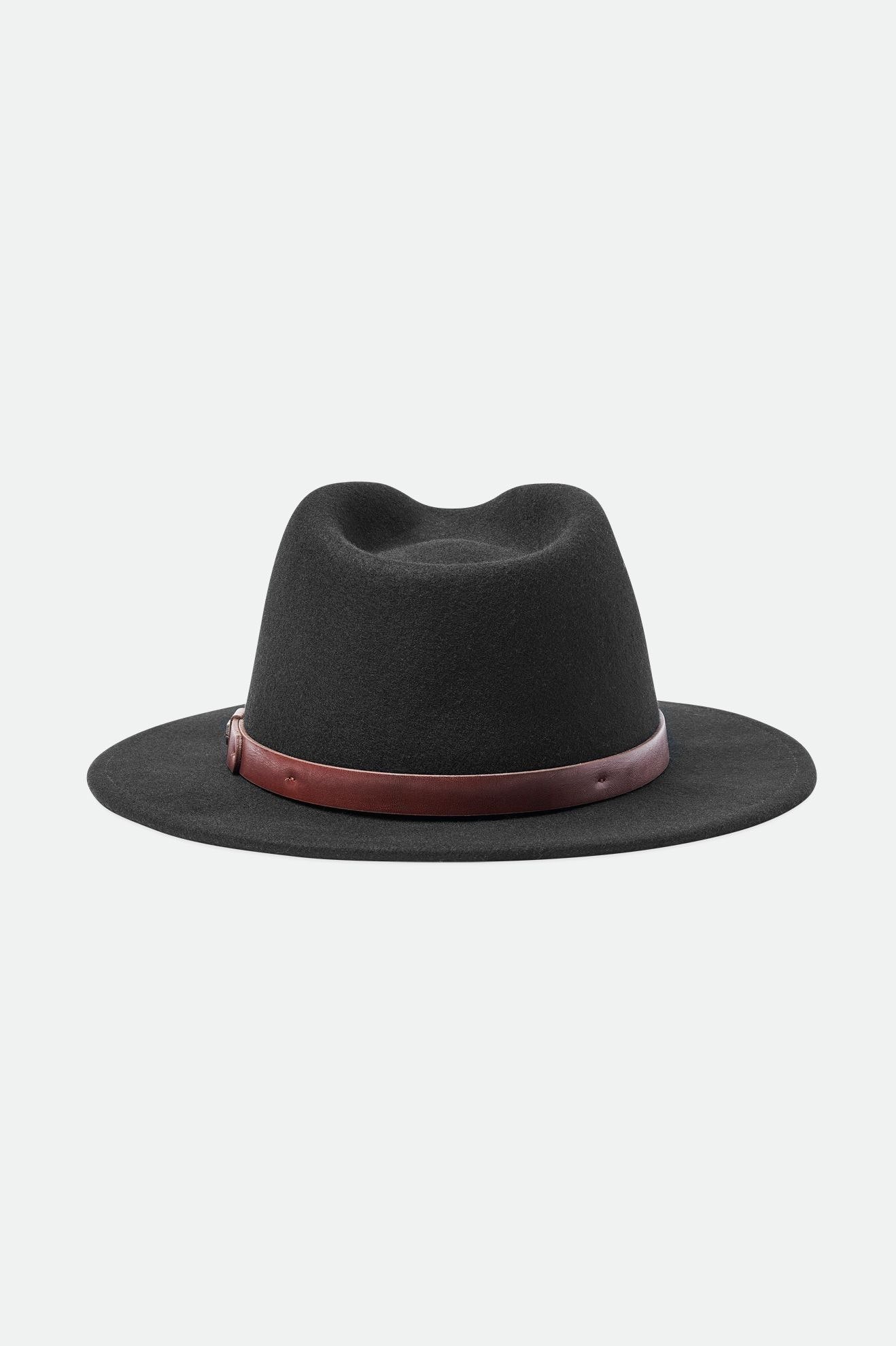 Unisex Messer Fedora in Italian Clay Unisex Messer Fedora in Italian Clay