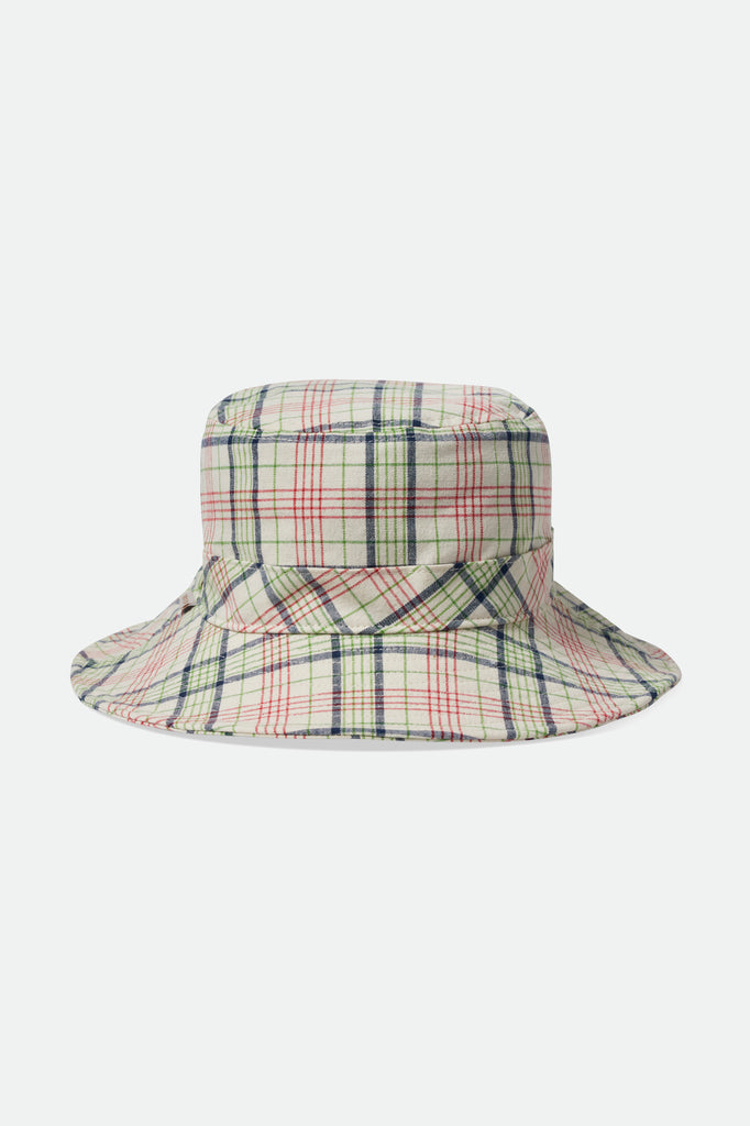 Brixton Petra Packable Bucket Hat - Dove Plaid