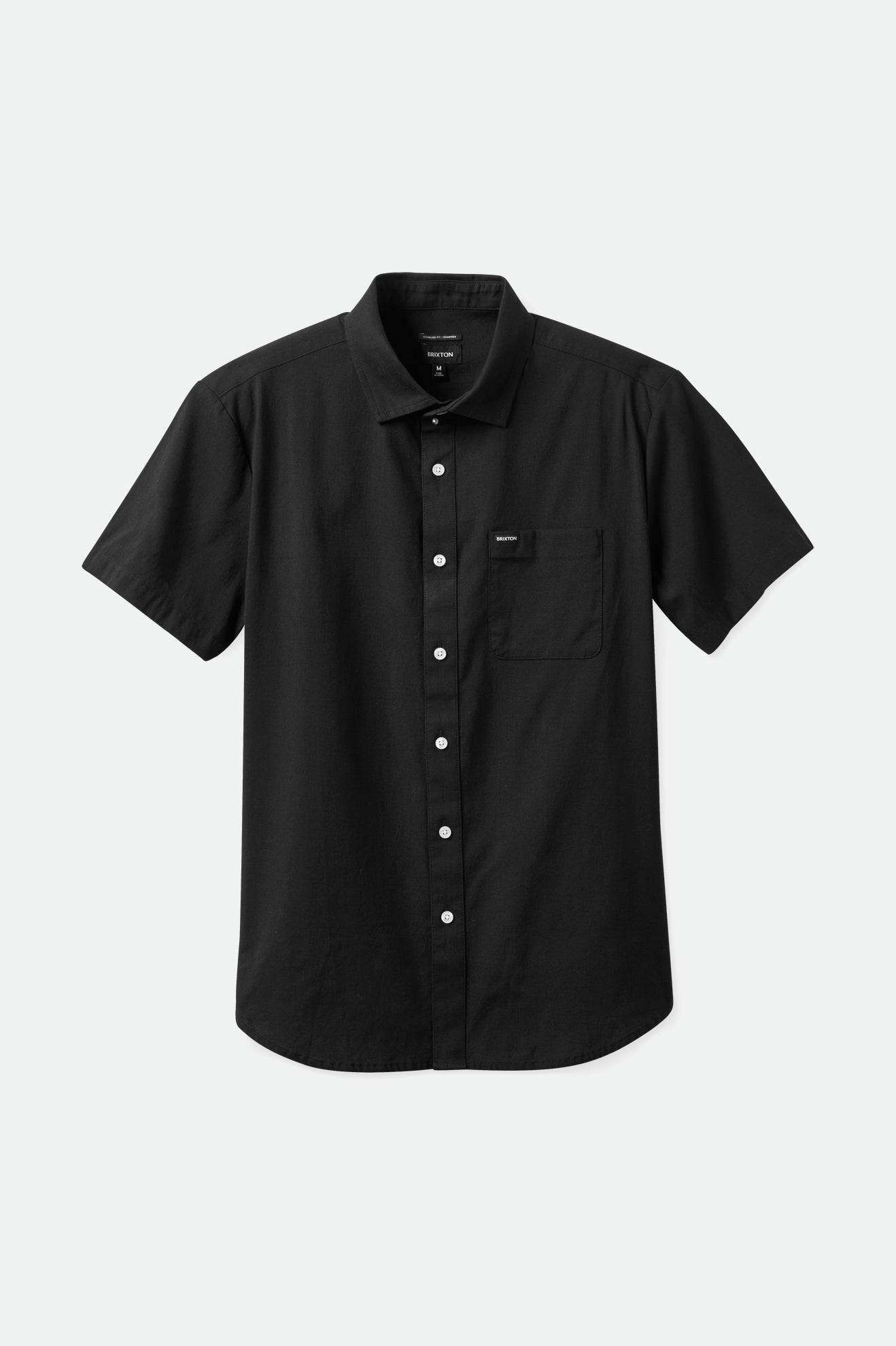 Charter Oxford S/S Woven Shirt - Black