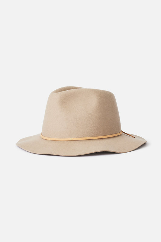 Unisex Wesley Fedora in Light Tan – Brixton display picture 1