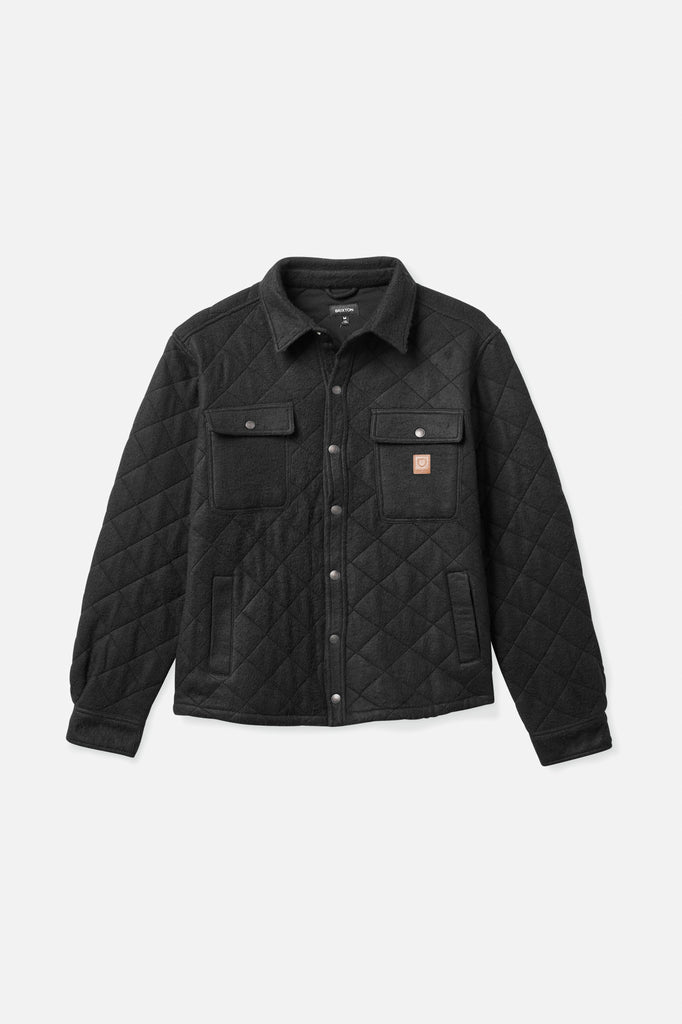 Brixton Cass Quilted Fleece Jacket - Black