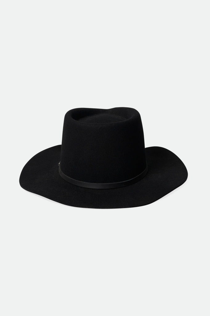 Brixton Whiskey River Cowboy Hat - Black