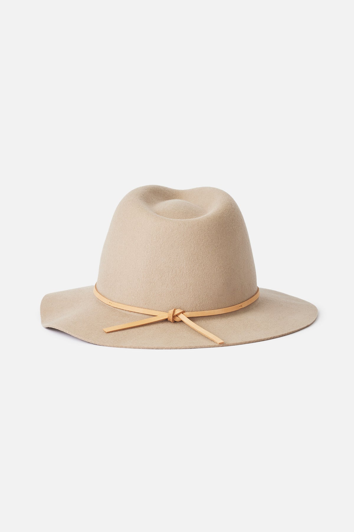 Brixton Cream Hat with Tan Band Brixton Unisex Kayla Reserve Cap in color Cream/Cream main image 2
