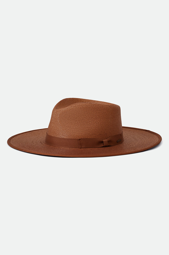 Brixton Jo Straw Rancher Hat - Rust