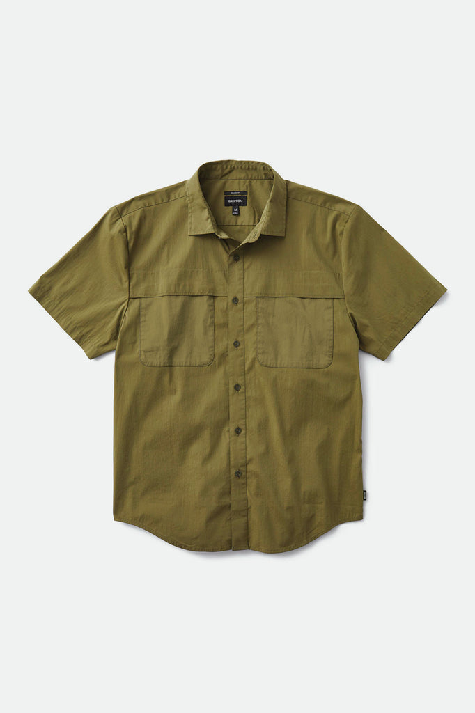 Brixton Charter Utility S/S Woven Shirt - Military Olive