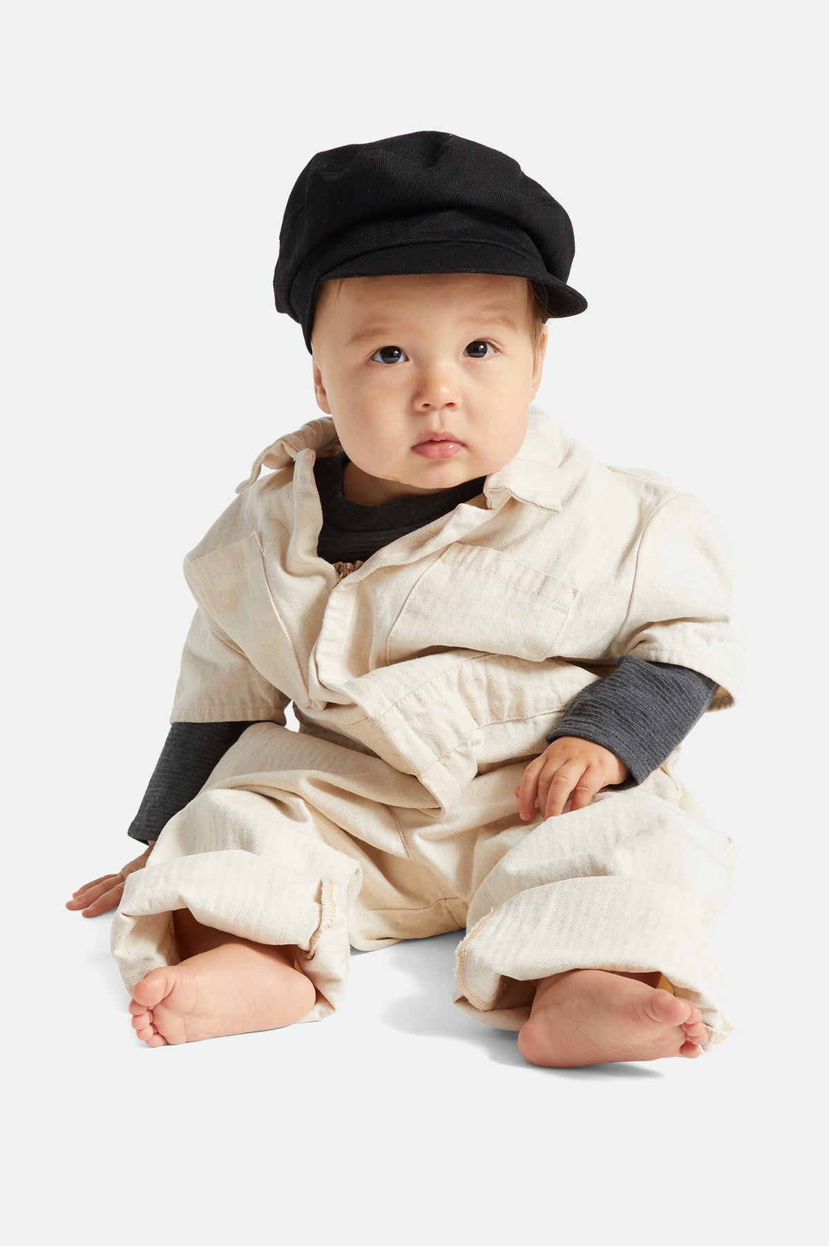 Youth Baby Fiddler Cap - Black – Brixton display picture 3