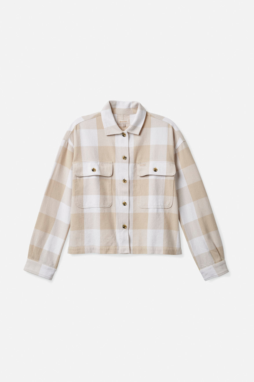 Bowery Women's L/S Flannel - White