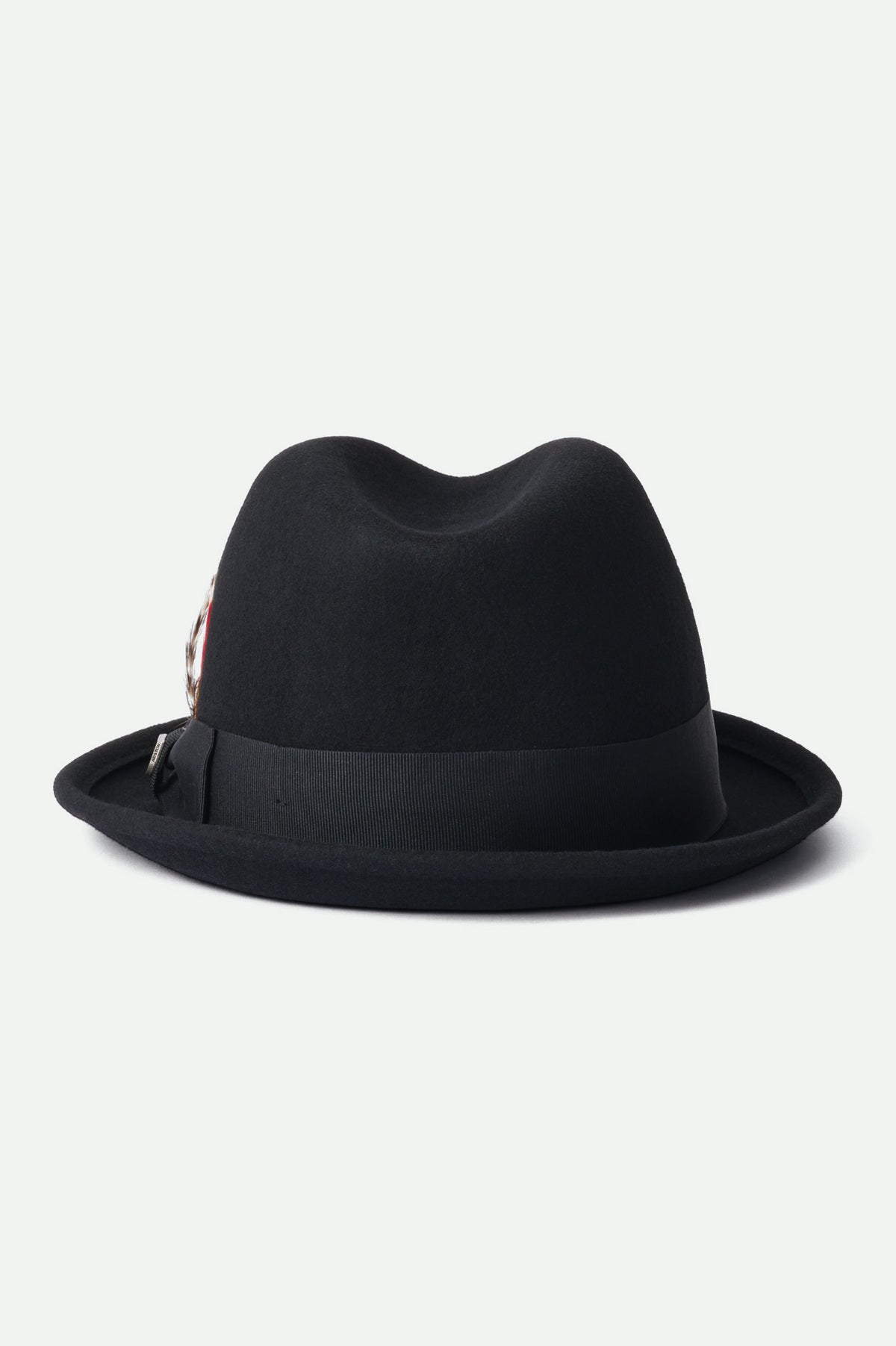 Brixton - Leonard Fedora Hat XS 54cm Black Brixton | Reno Fedora - Black/Brown - Men main image 3