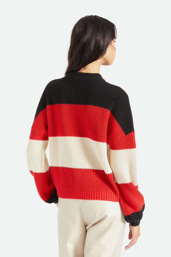 Brixton Madero Sweater - Mars Red